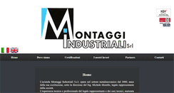 Desktop Screenshot of montaggindustriali.com