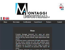 Tablet Screenshot of montaggindustriali.com
